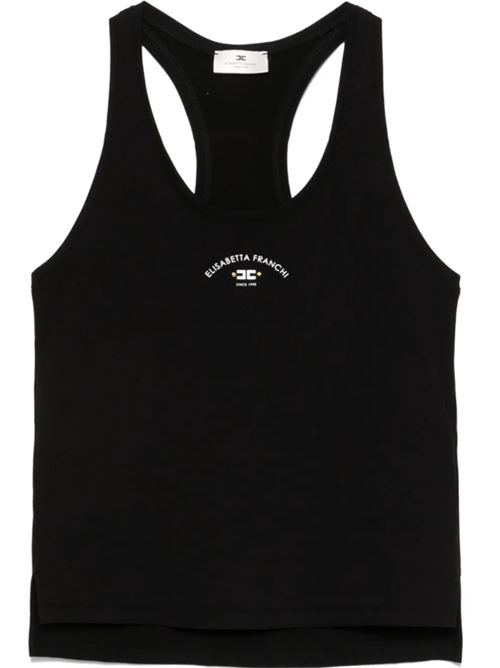 TANK TOP WITH LOGO ELISABETTA FRANCHI | CN00251E2110 nero